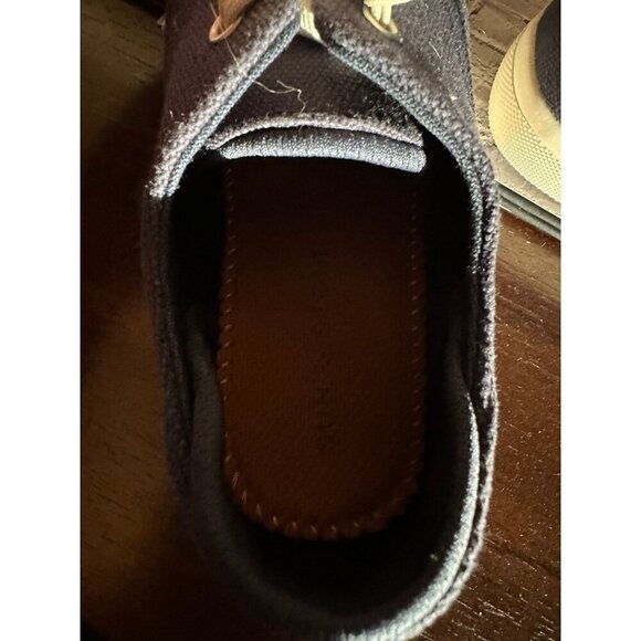 Sun + Stone Kiva Kids Size 1 Navy Sneakers - Like New - Picture 5 of 6